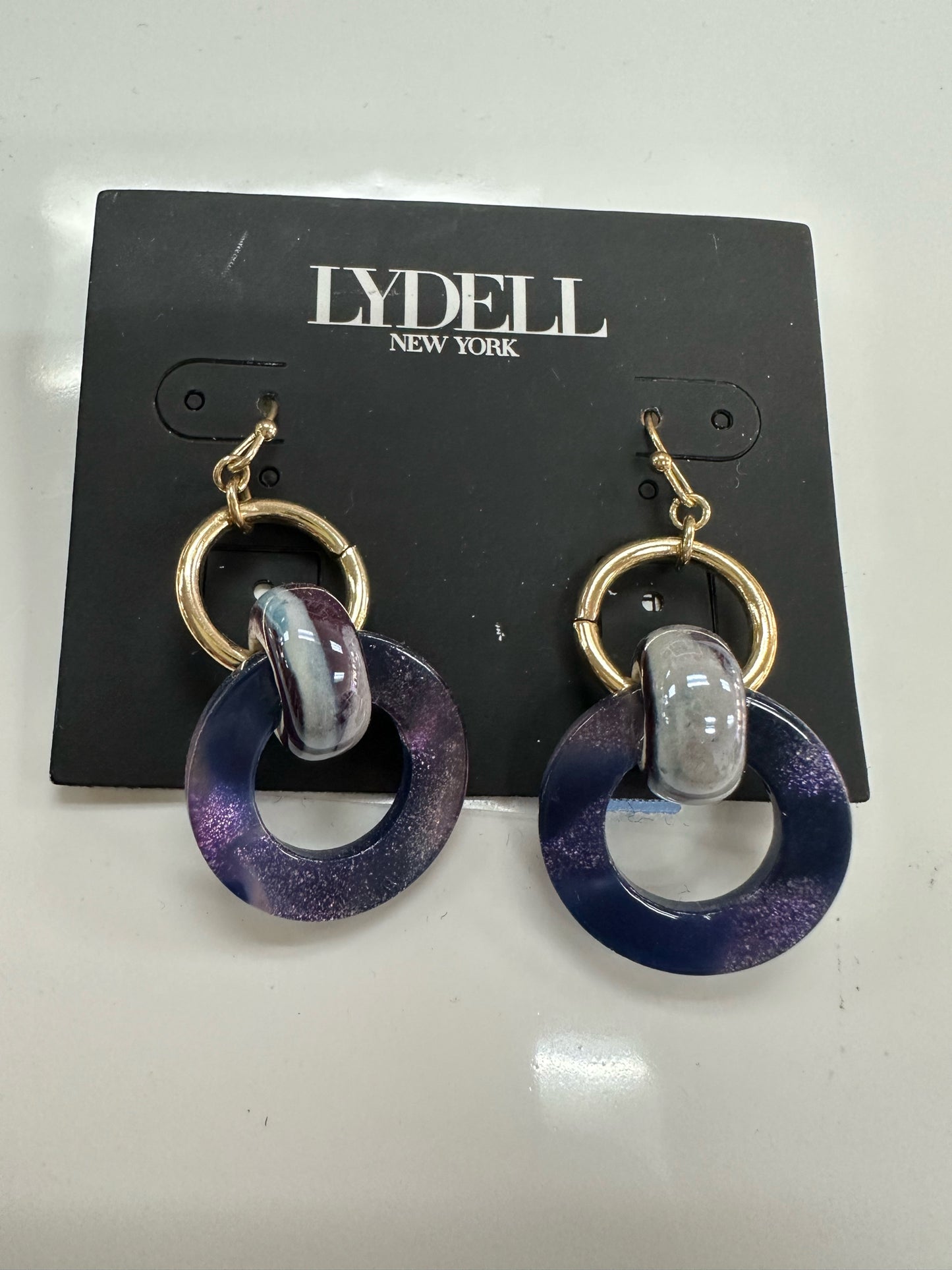 Lydell Purple Mini Hoop Earrings NWT