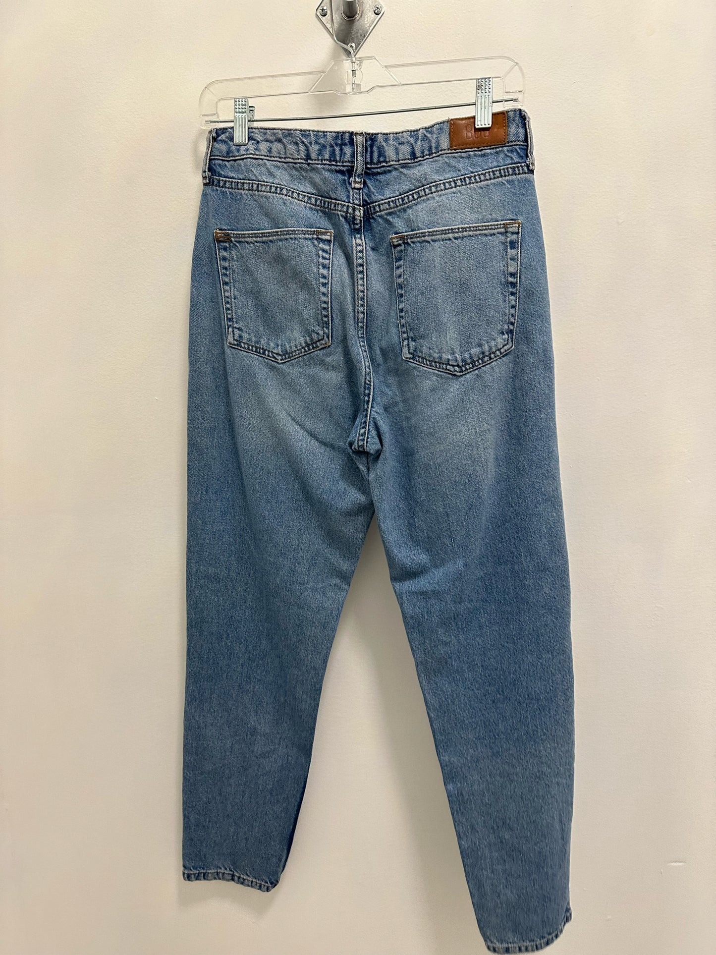 BDG Mid Wash Mom Jeans w/ Strips Down Side