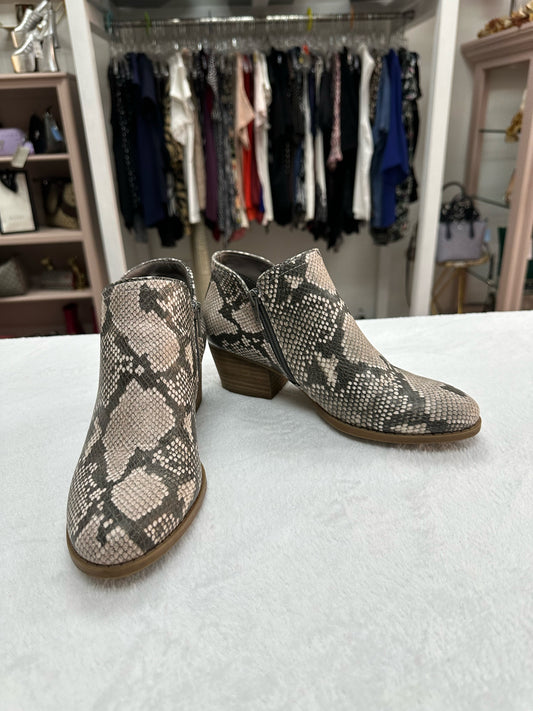 Fergie Snake Skin Short Booties