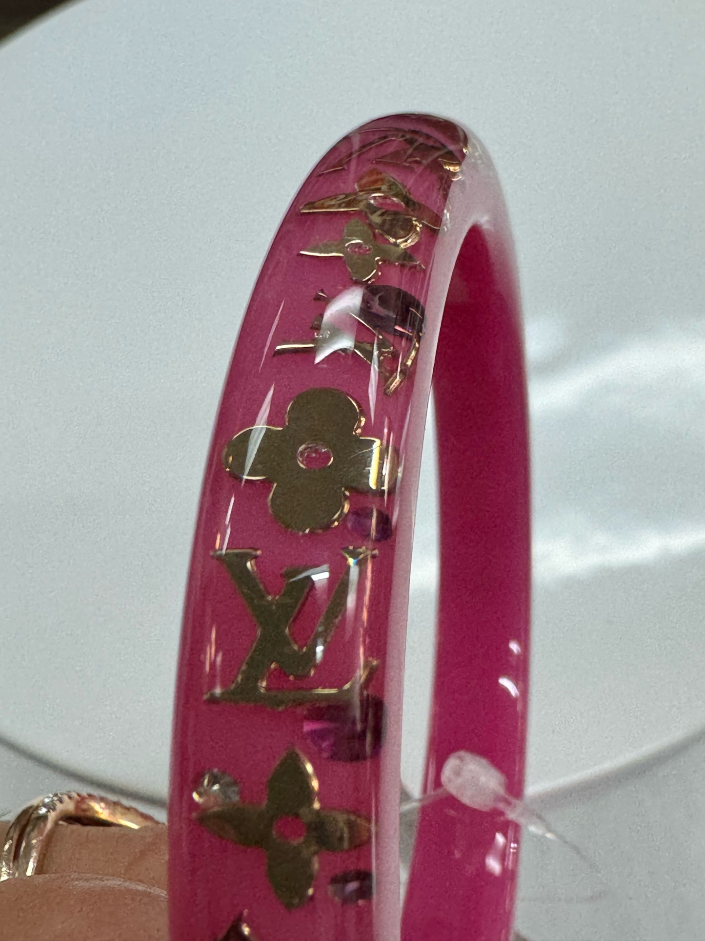 Louis Vuitton Pink Inclusion Bracelet