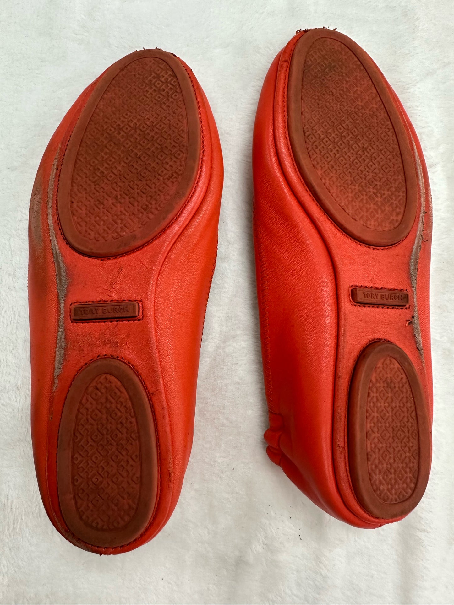 Tory Burch Orange Ballet Flats