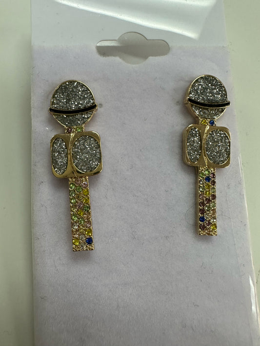 Microphone Earrings