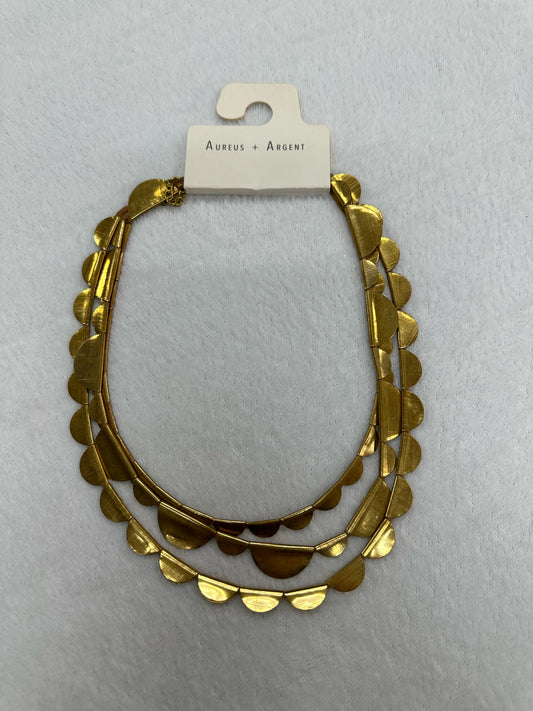 Aureus + Argent Gold Necklace Stack NWT