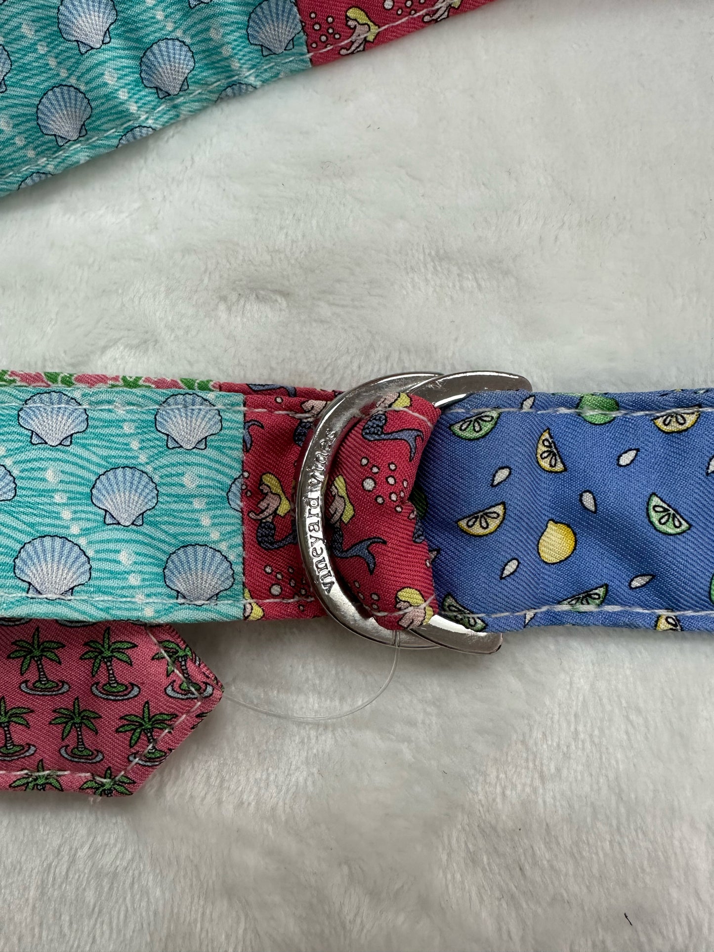 Vineyard Vines Belt W/ Silver Embellishment