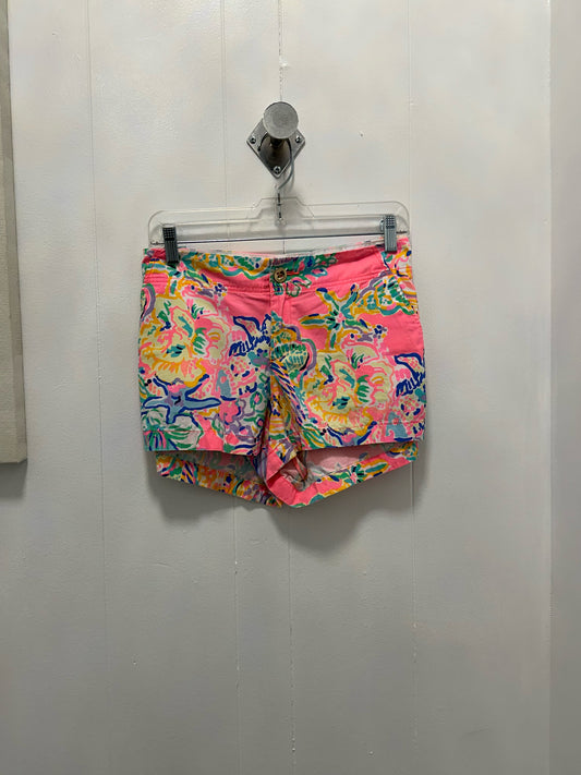 Lilly Pulitzer Neon Pink Floral Shorts