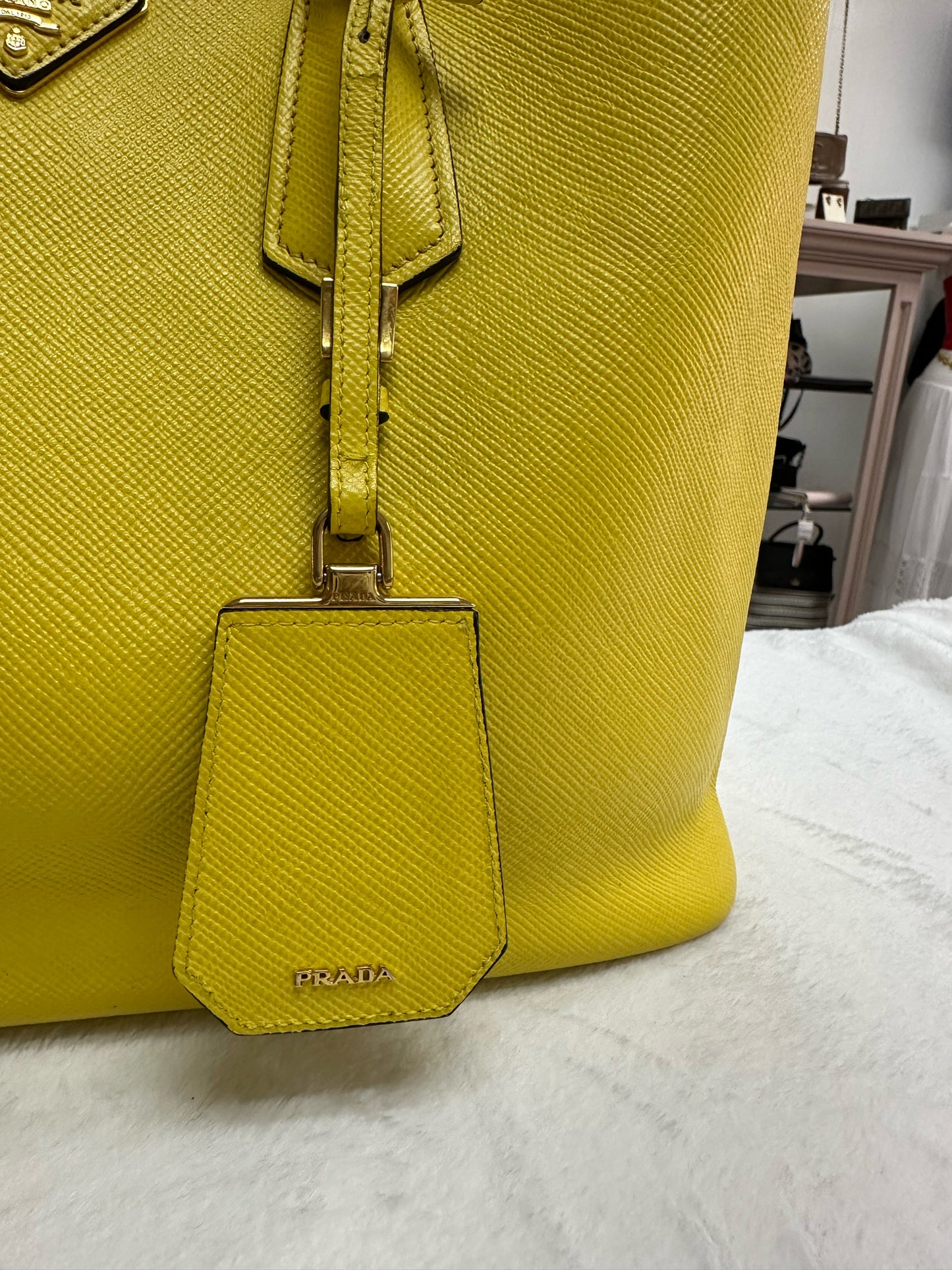 Prada Saffiano Leather Double Tote