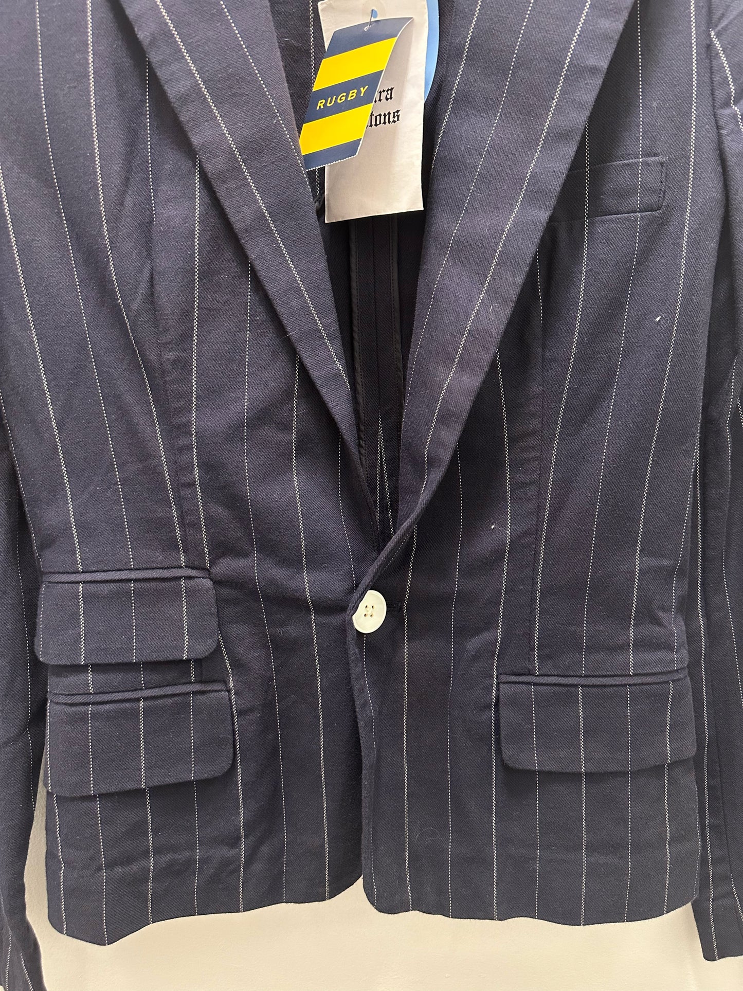 Ralph Lauren Rugby Navy Striped Blazer NWT