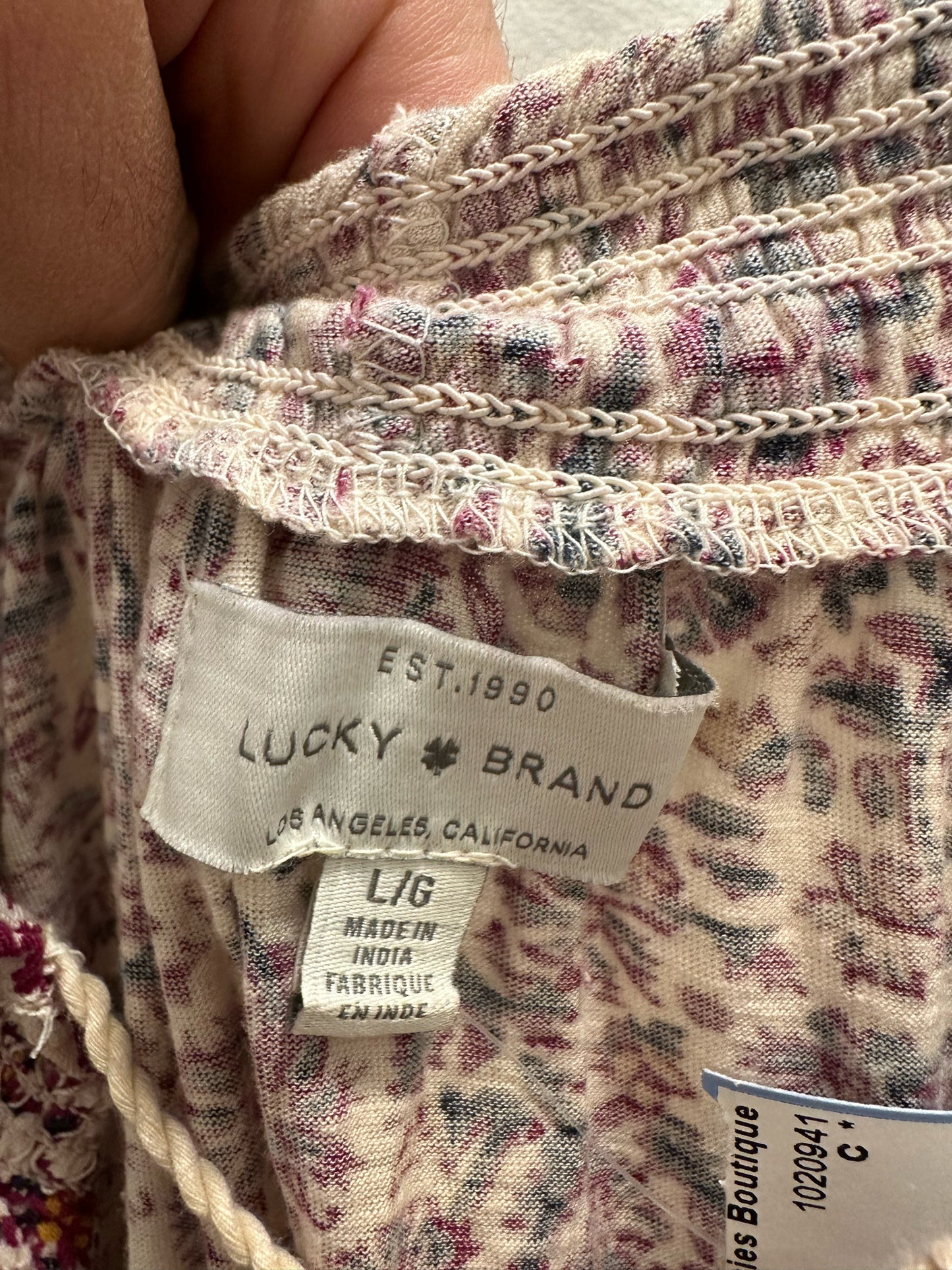 Lucky Brand Floral Top