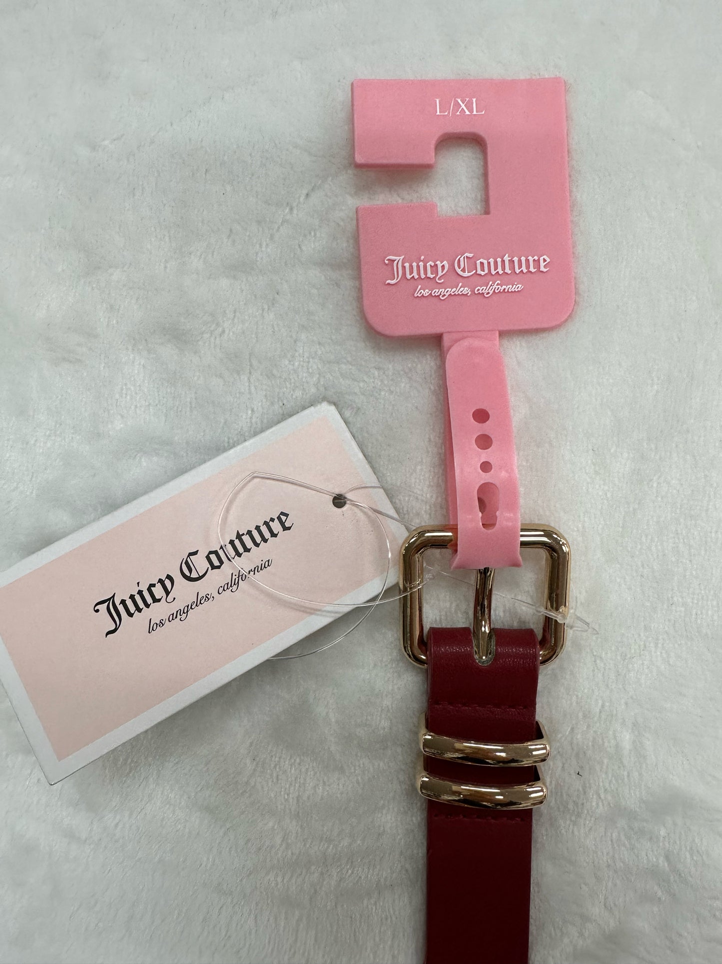 Juicy Couture Red Heart Belt NWT