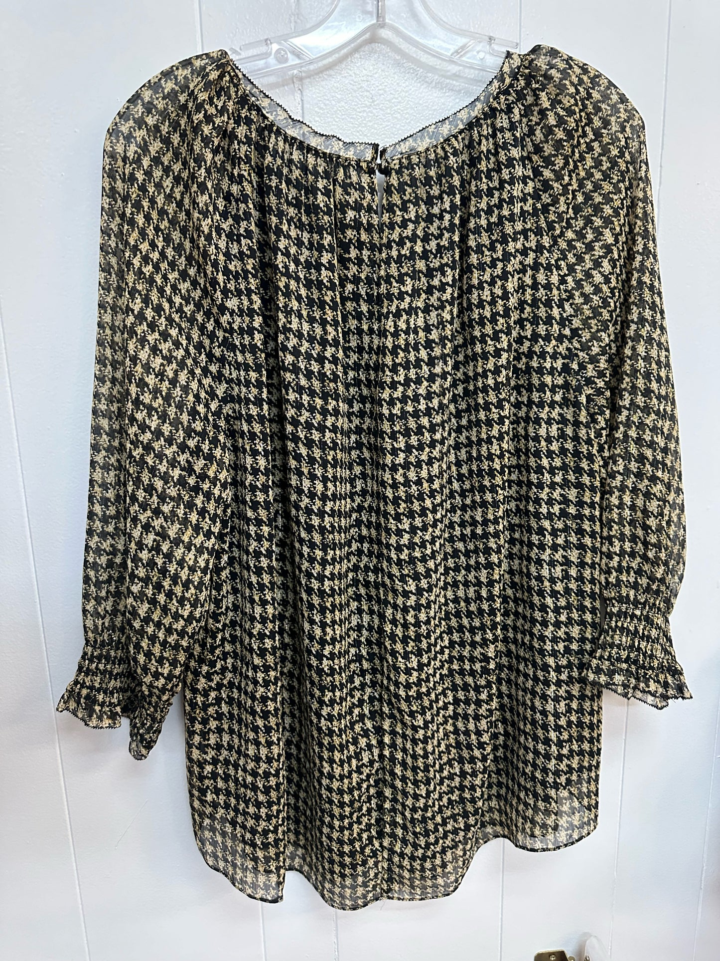 Soft Surroundings  Brown Pattern Long Sleeve NWT