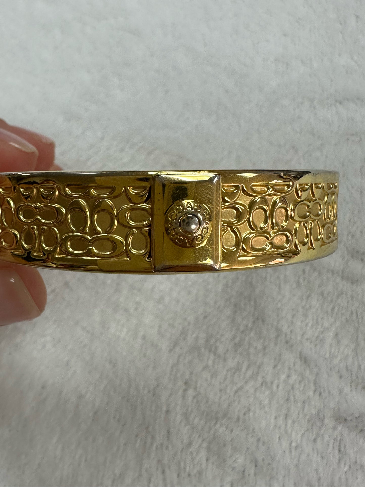 Coach Gold Bangle