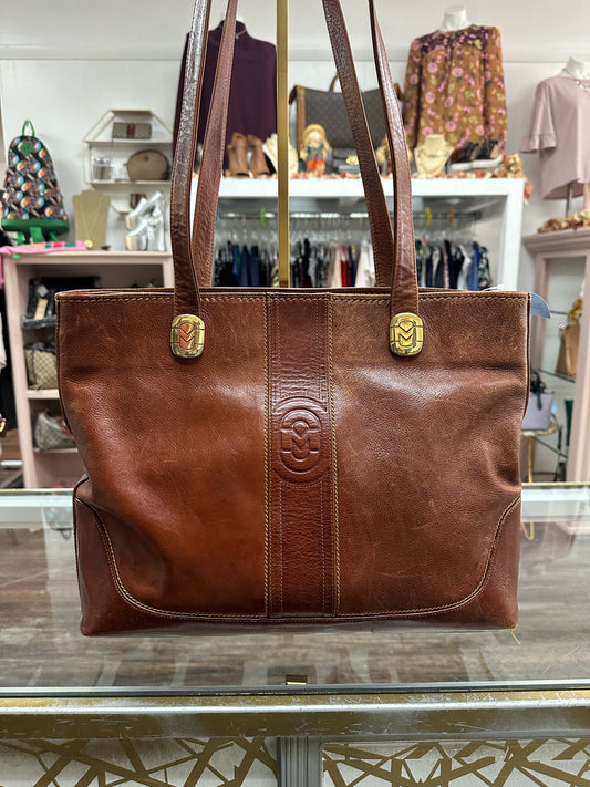 Marino Orlandi Brown Tote Bag