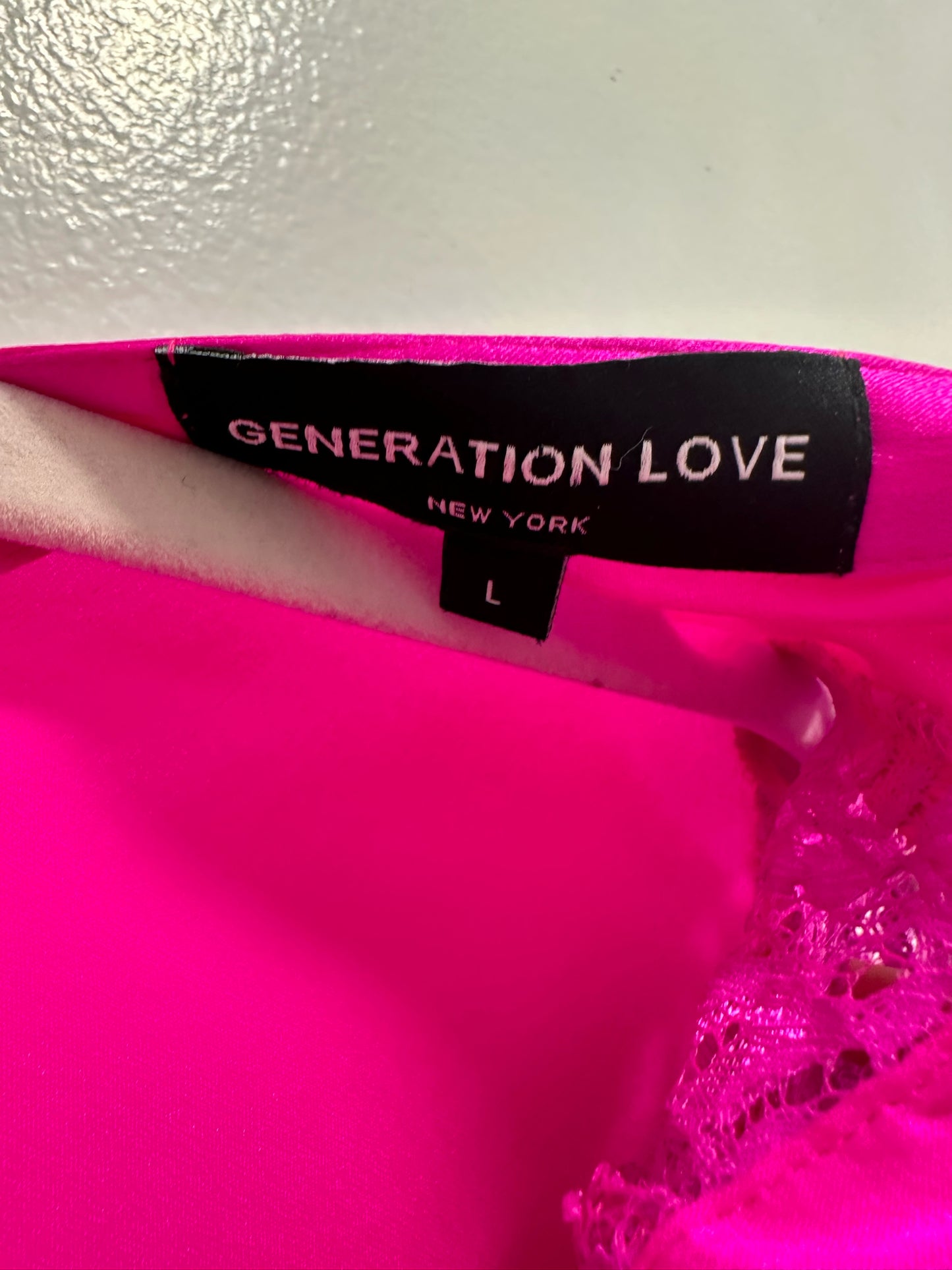 Generation Love Pink Silky Top