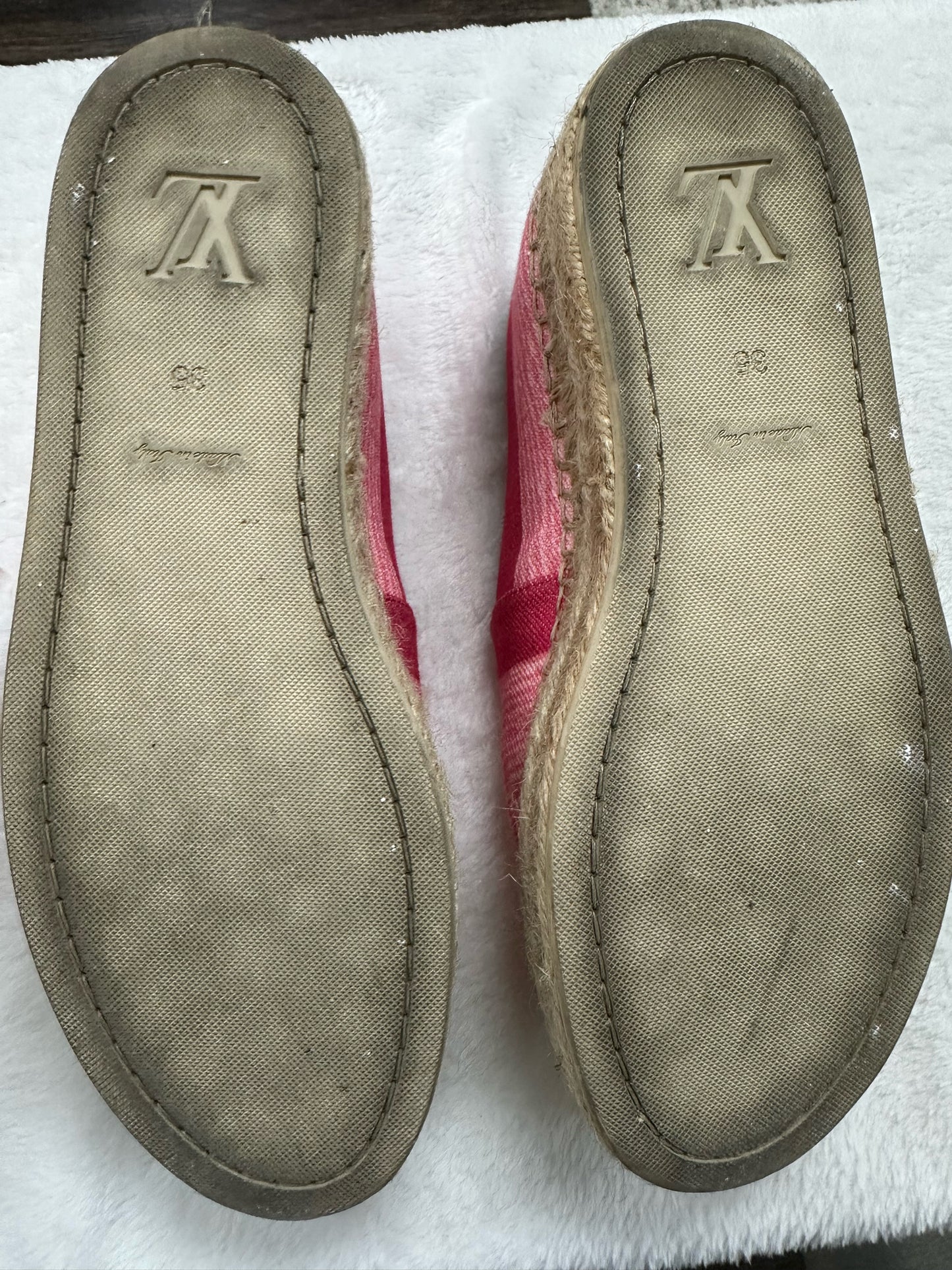 Louis Vuitton Pink Espadrilles *Box*