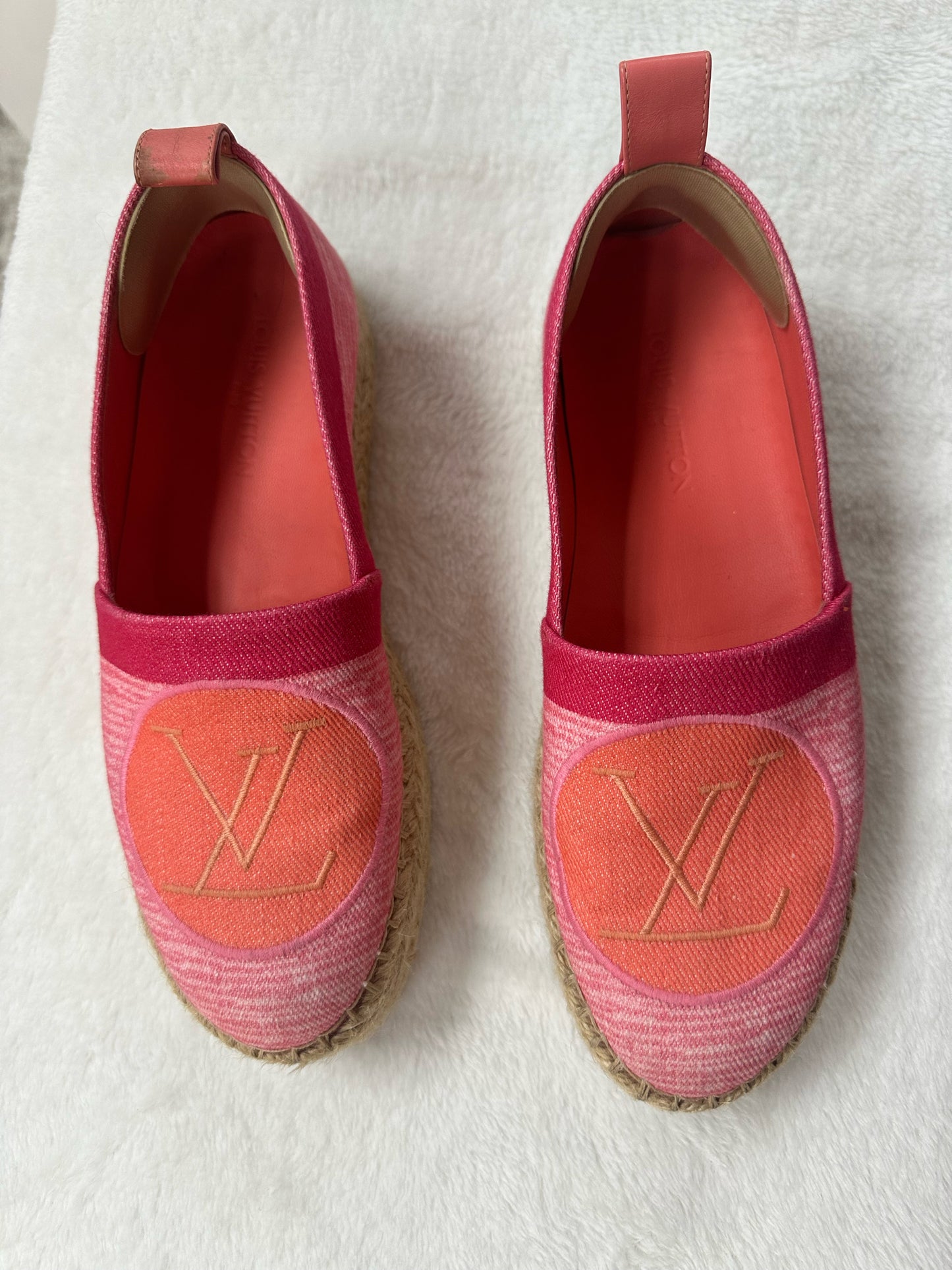 Louis Vuitton Pink Espadrilles *Box*