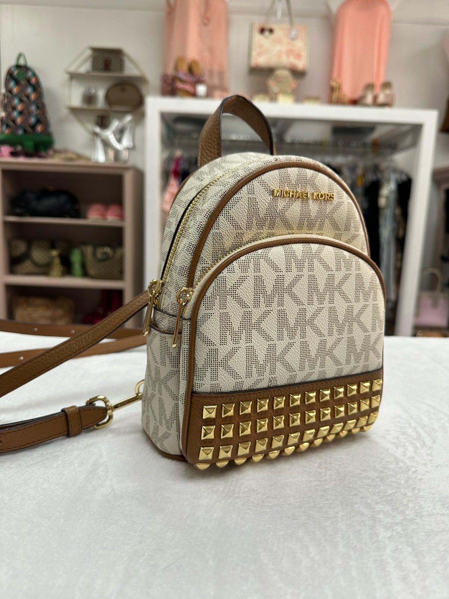 Michael Kors Studded Mini Backpack