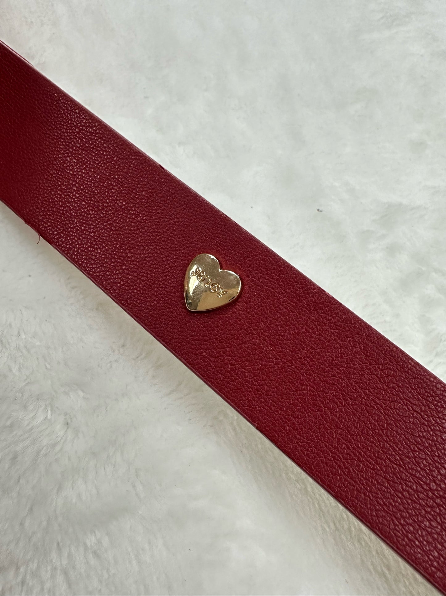 Juicy Couture Red Heart Belt NWT