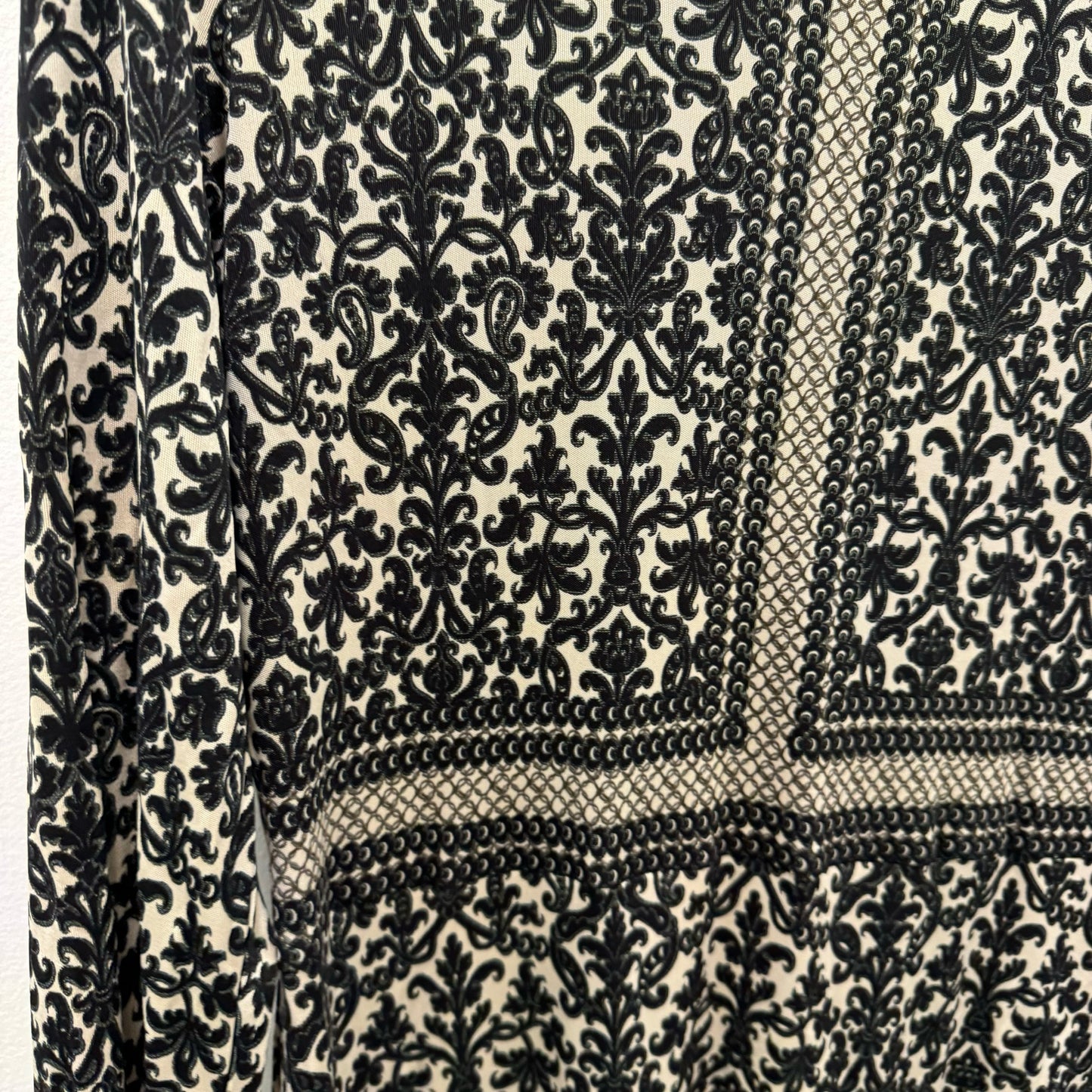 Tory Burch Long Sleeve Paisley Dress