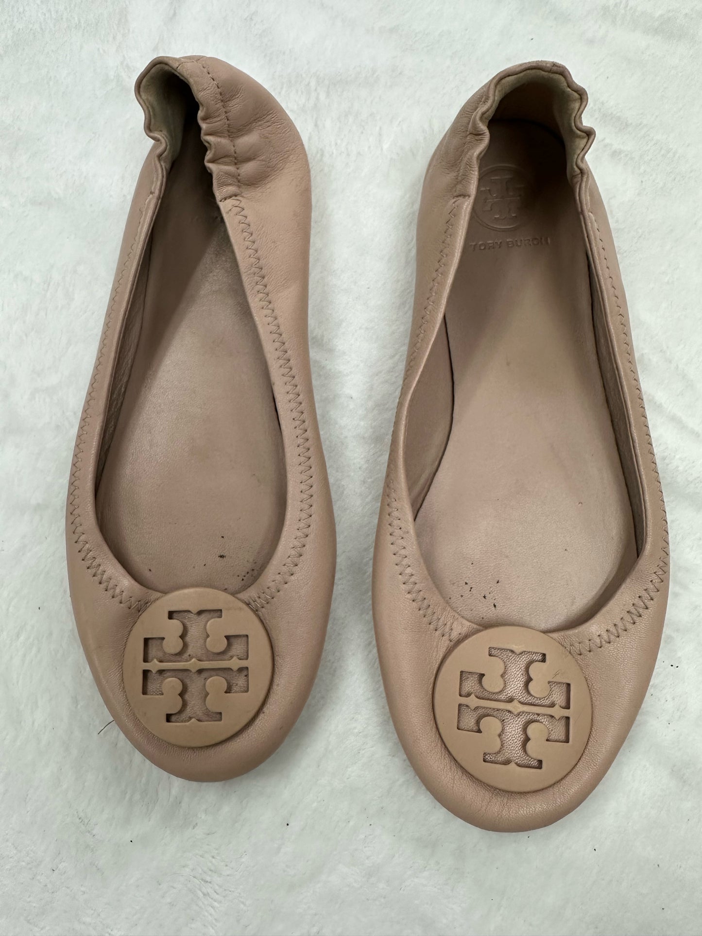 Tory Burch Beige  Ballet Flats