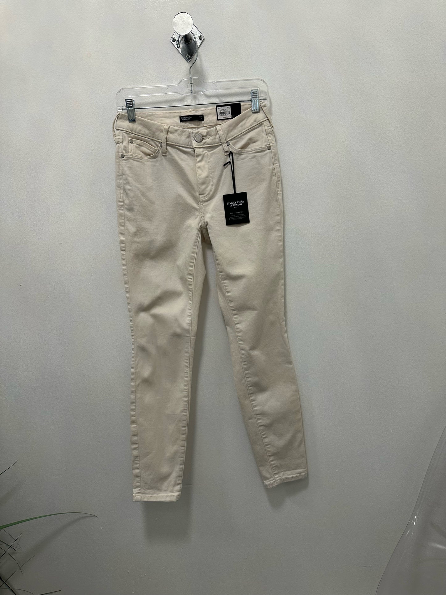 Simply Vera Vera Wang Skinny Cream Denim NWT