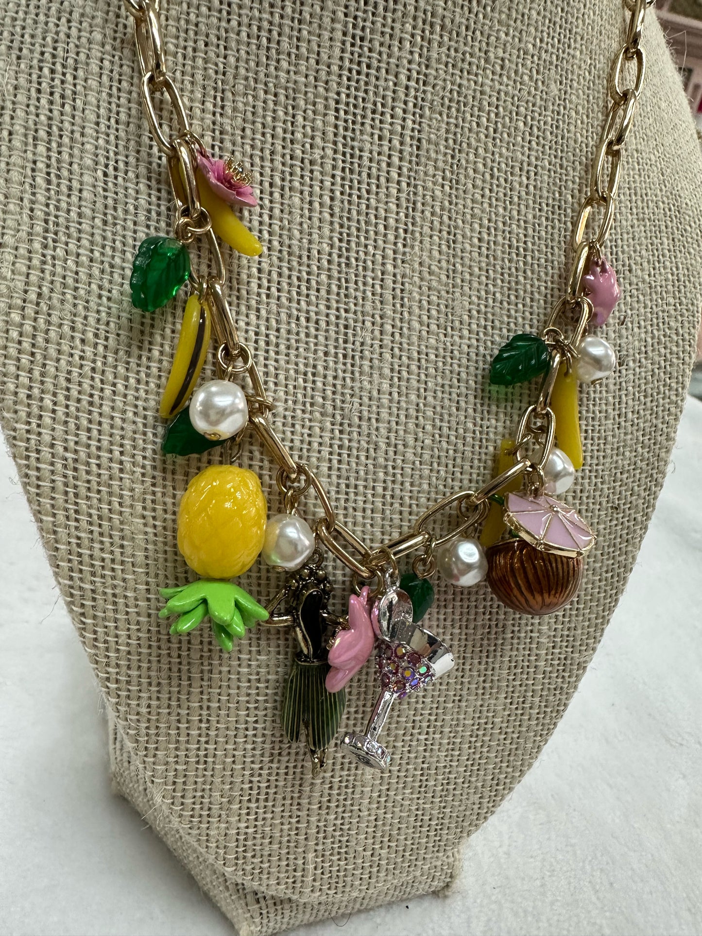 Betsey Johnson Tropical Necklace NWT