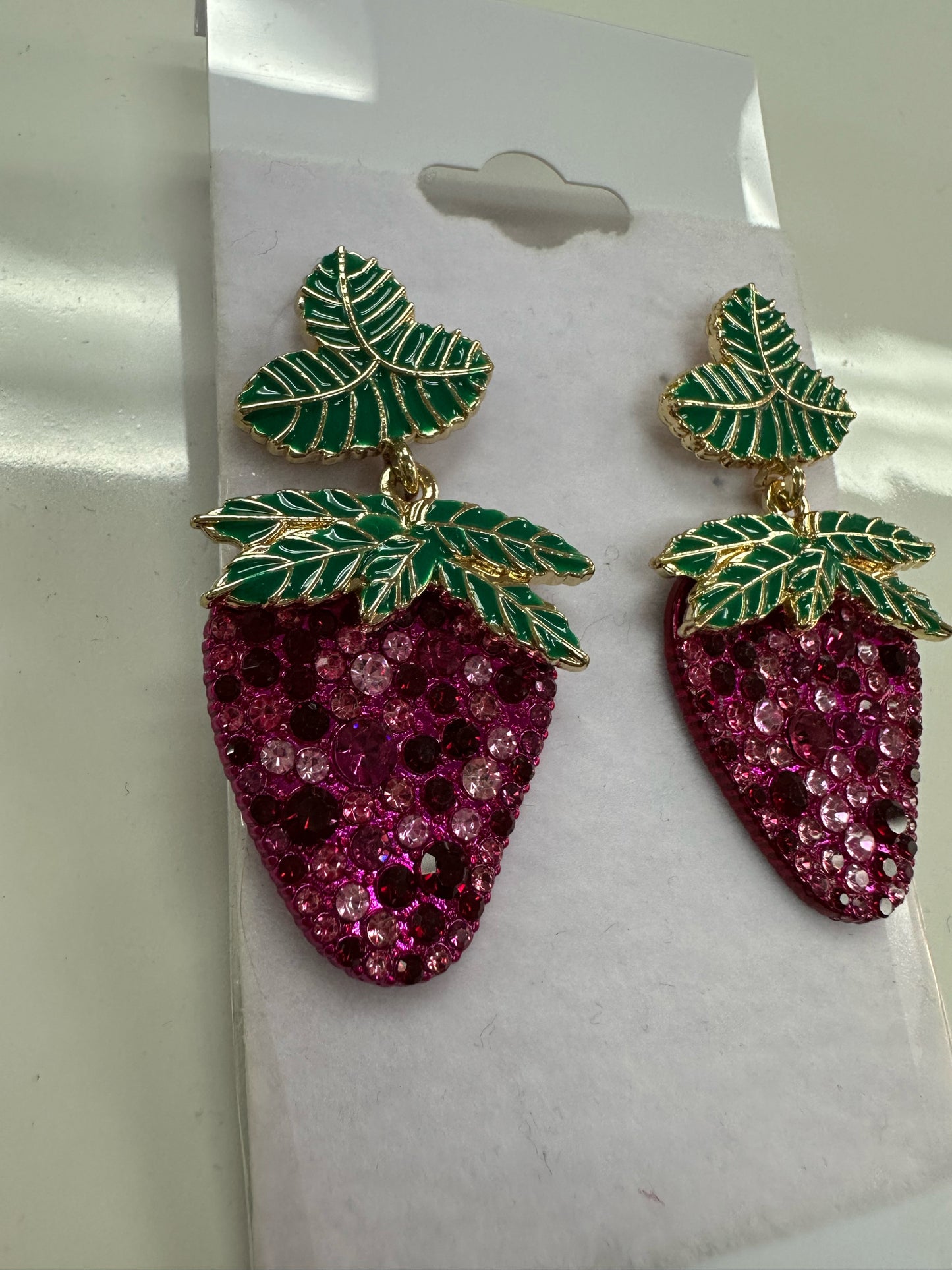 Strawberry Dangle Earrings