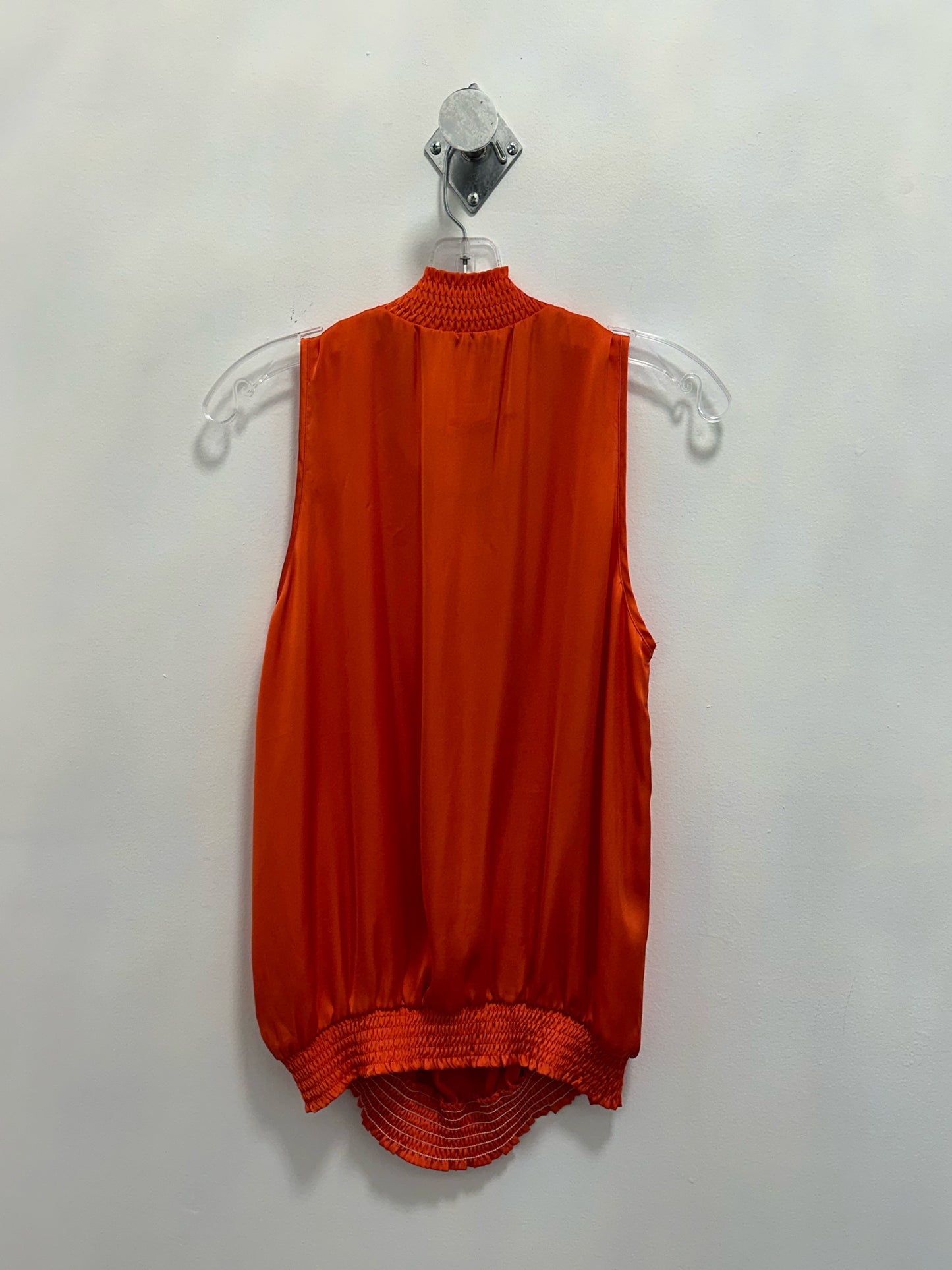 Agora Orange Sleeveless Top