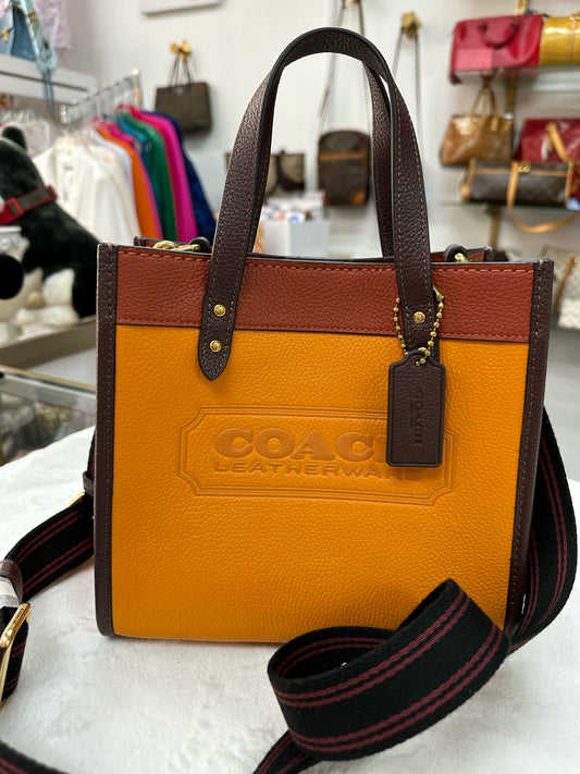 Coach Color Block Field Tote