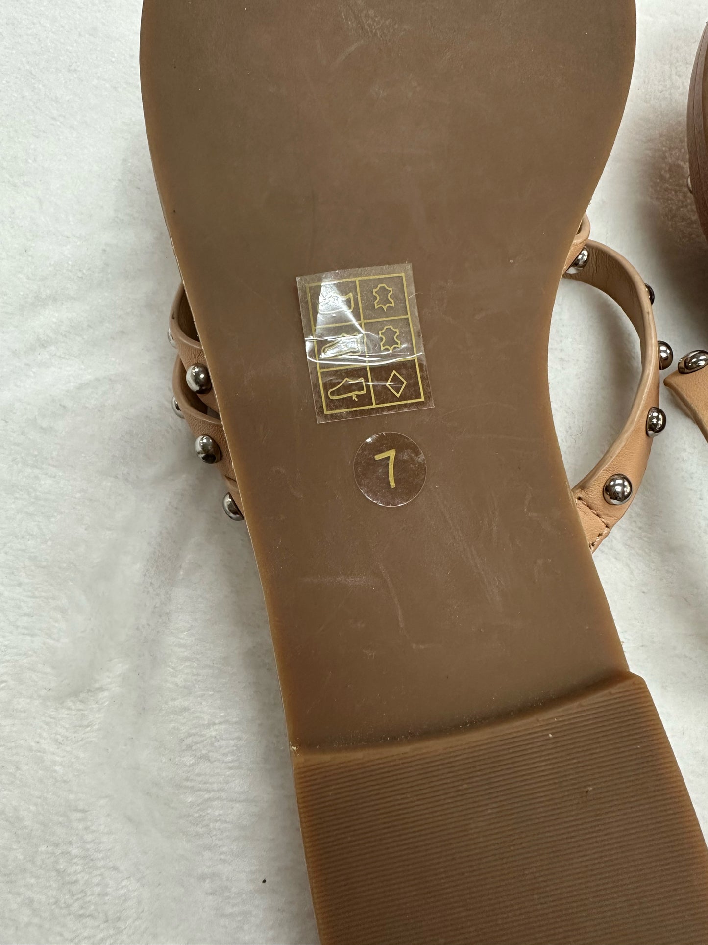 Tory Burch Leather Studded Accent Sandals