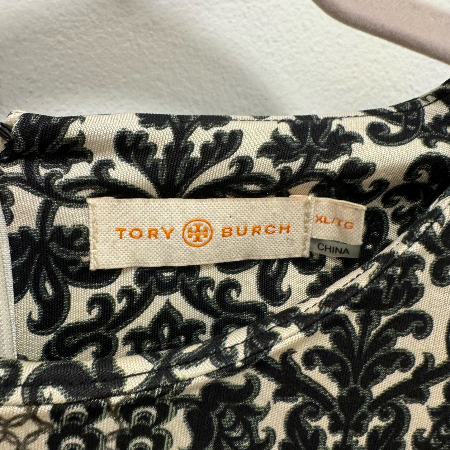 Tory Burch Long Sleeve Paisley Dress