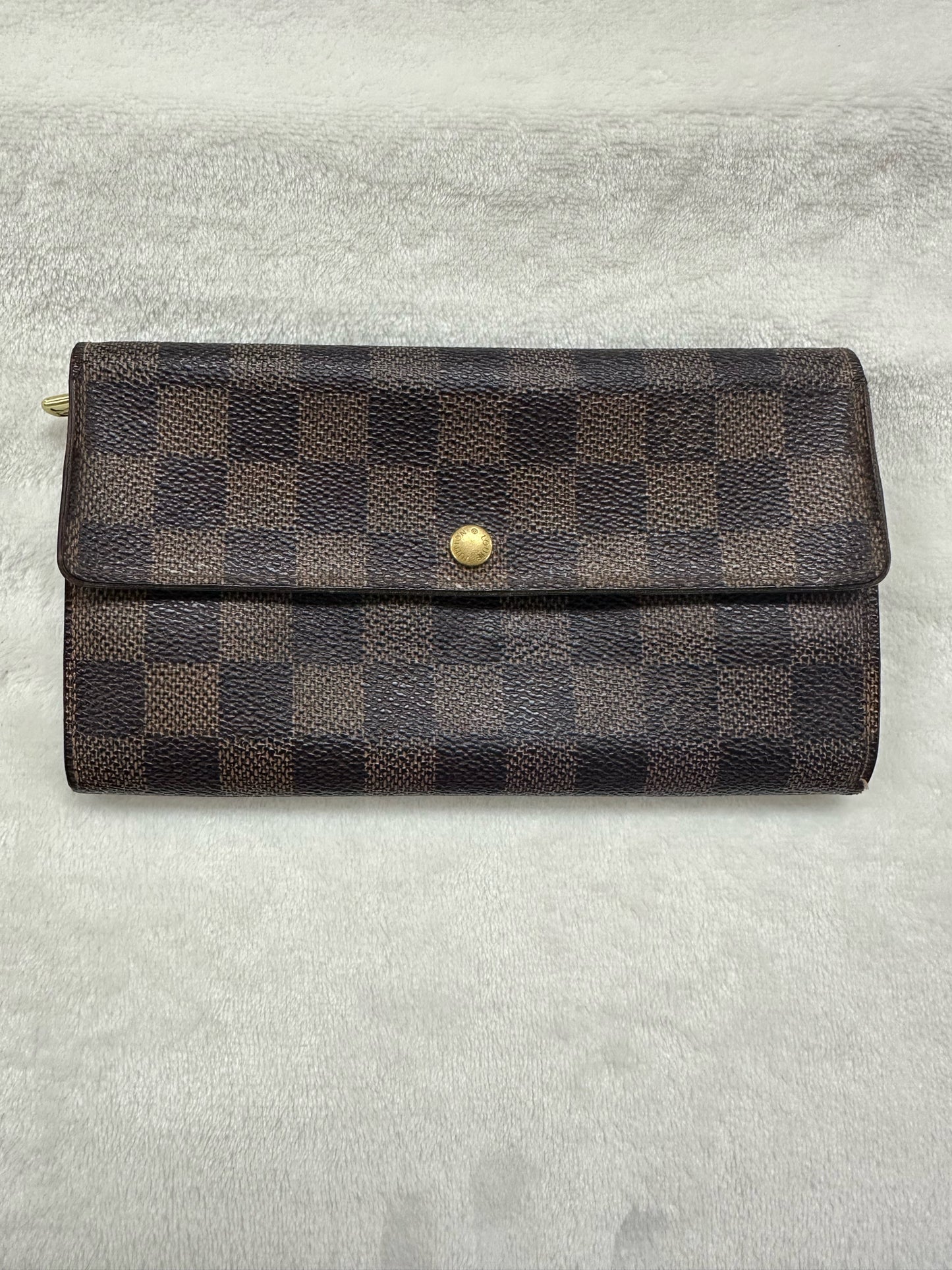 Louis Vuitton Damier Ebene Canvas Wallet