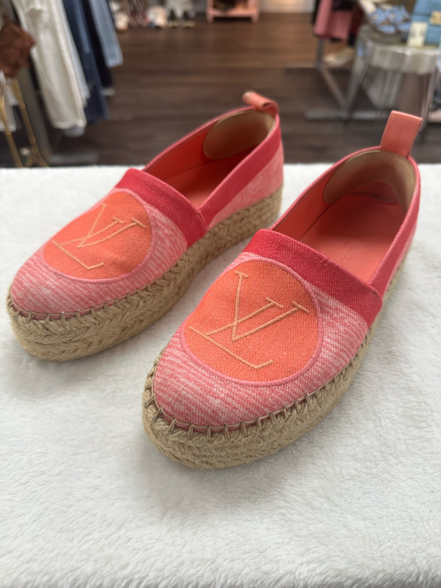 Louis Vuitton Pink Espadrilles *Box*