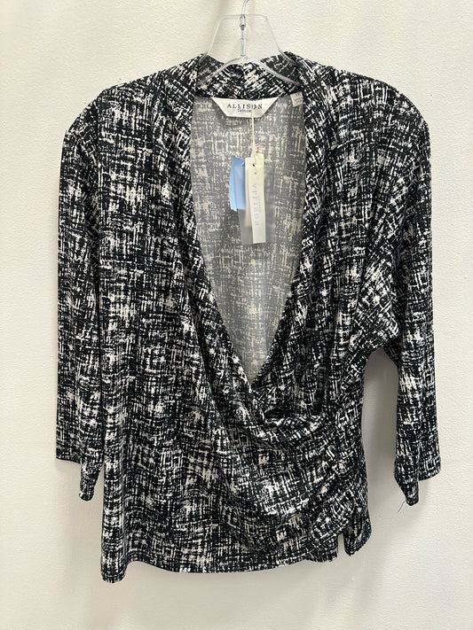 Allison Taylor Wrap Blouse NWT