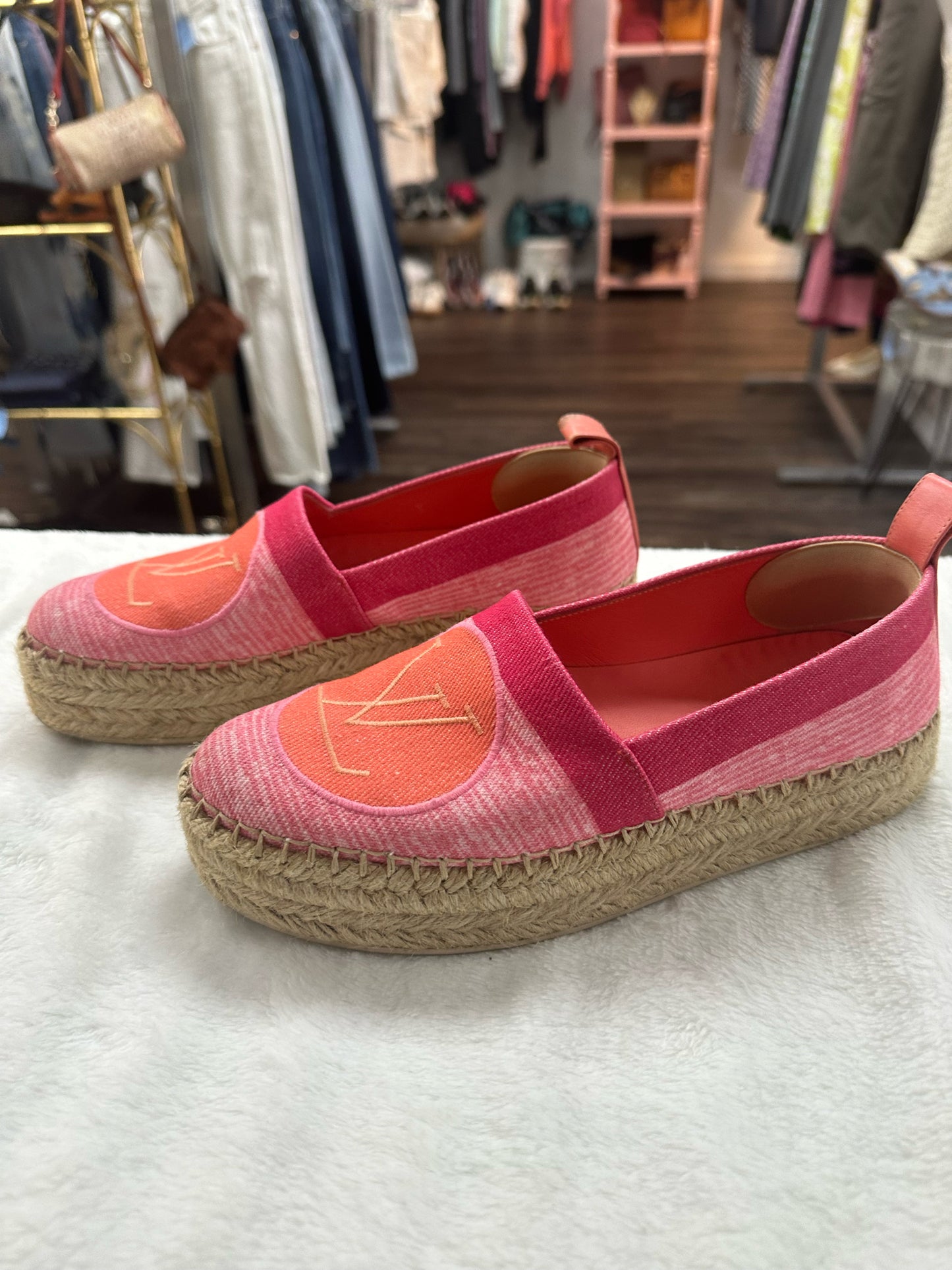 Louis Vuitton Pink Espadrilles *Box*