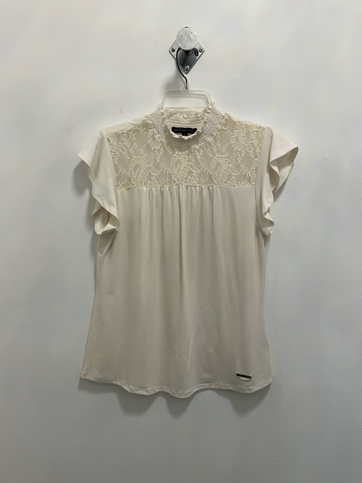 Adrienne Vittadini White Short Sleeve