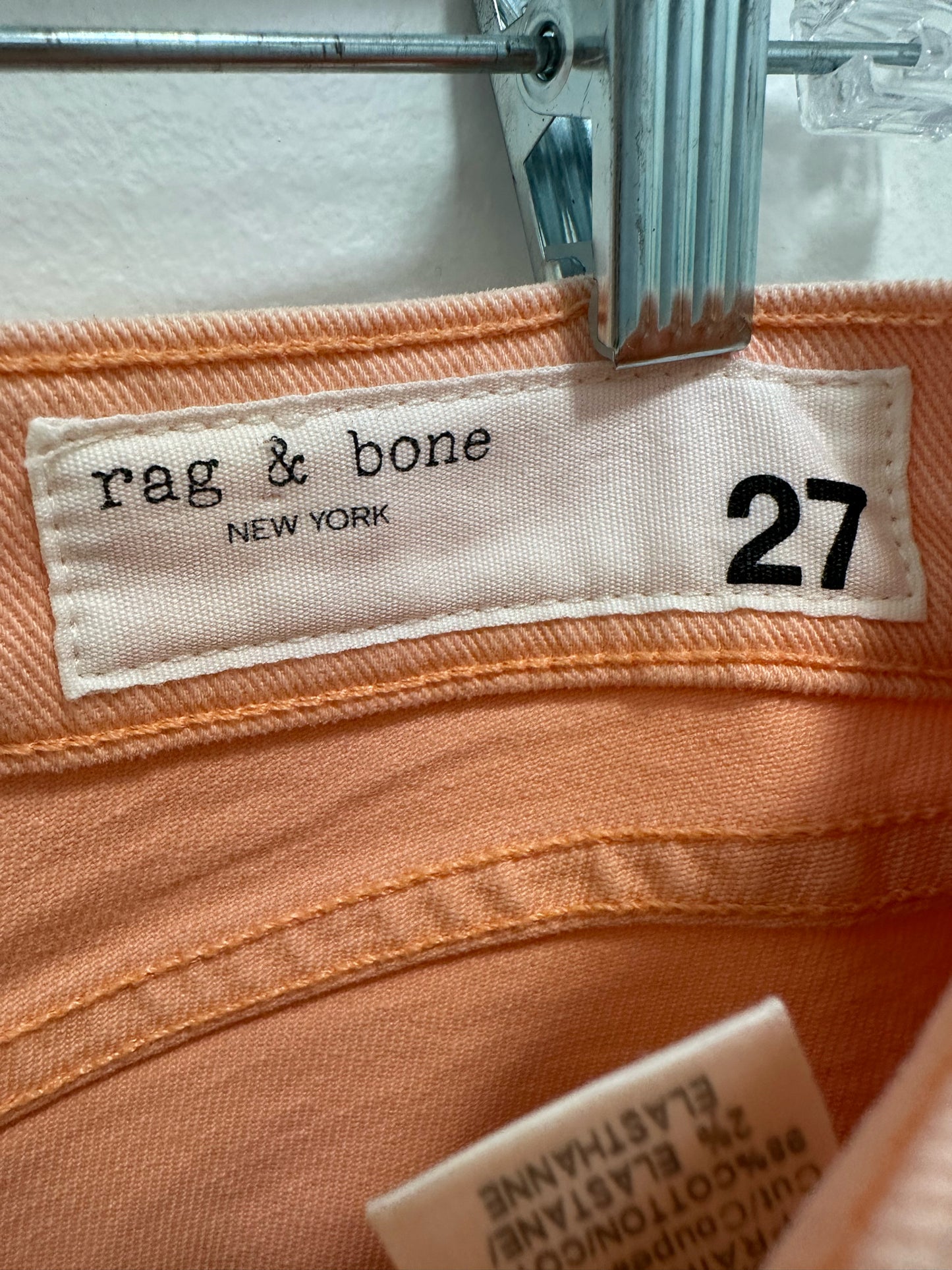 Rag and Bone Peach Skinny Jeans