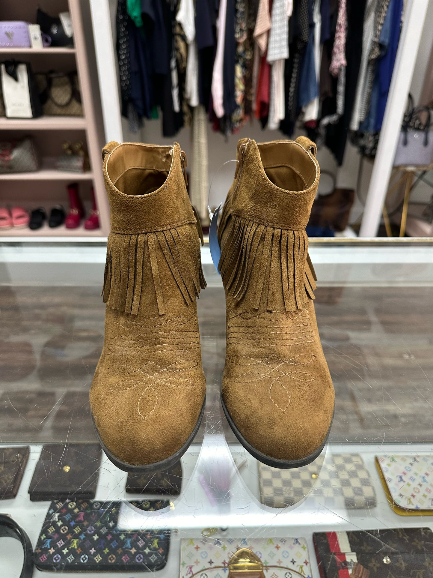 Indigo Rd. Brown Ankle Boots