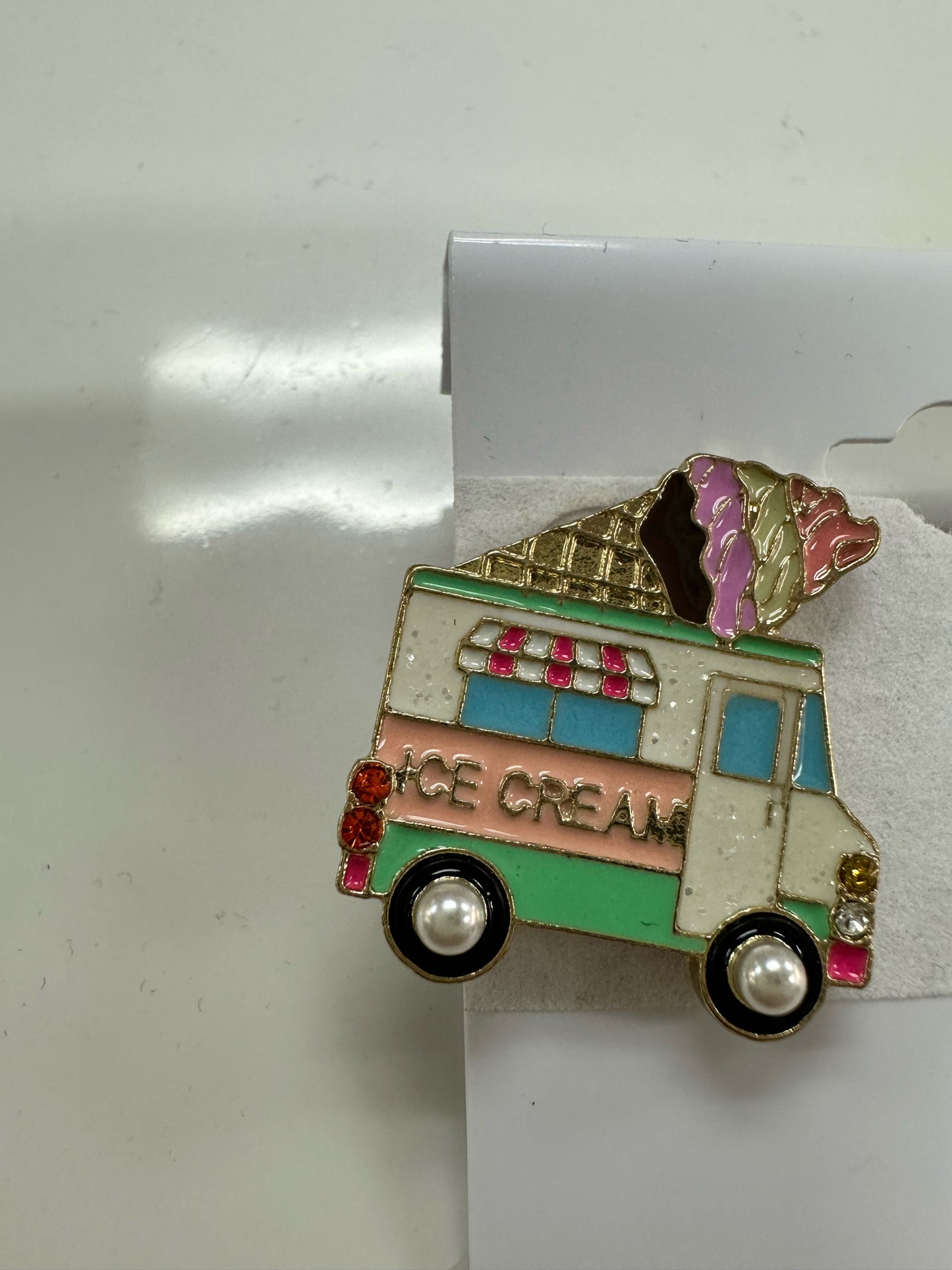 Ice Cream Truck Earrings