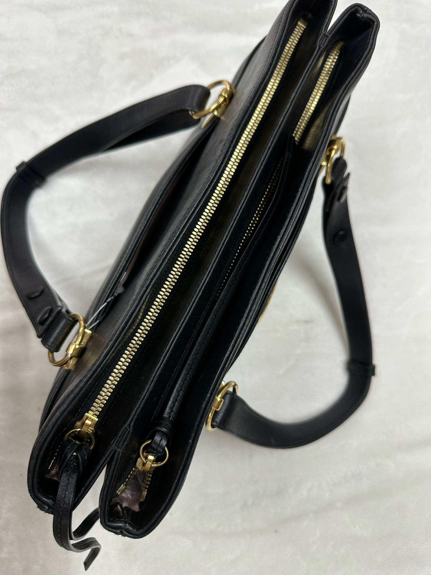 GUCCI Calfskin Arli Adjustable Black Bag