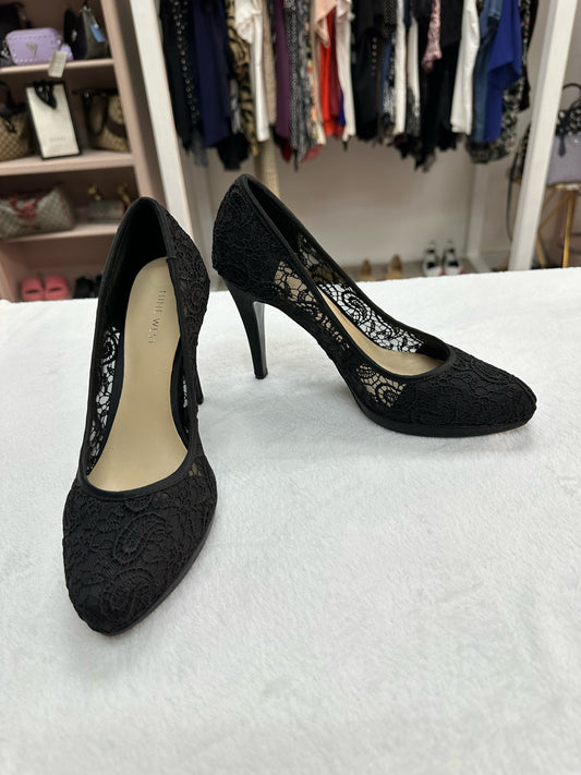 Nine West Black Lace Heels