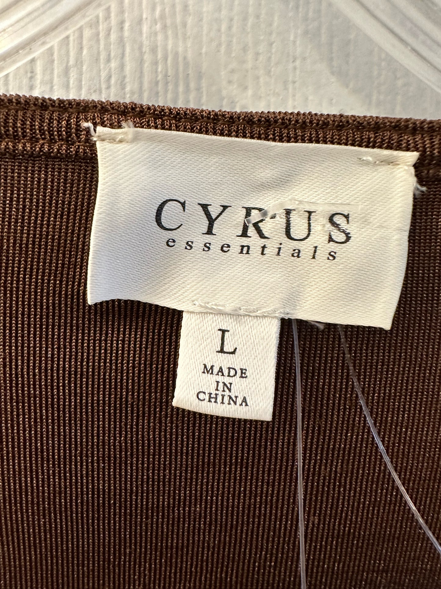 Cyrus Brown Long Sleeve NWT