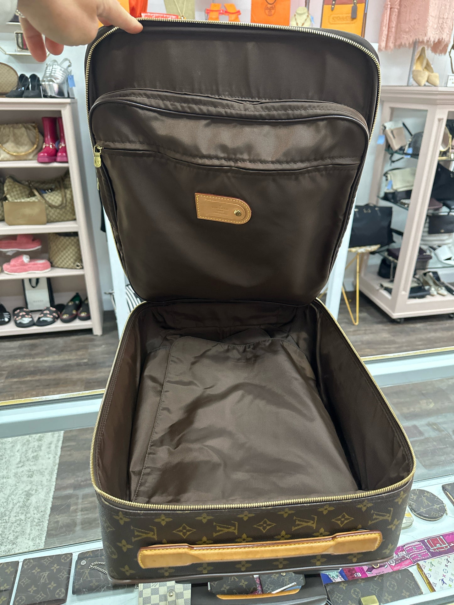 Louis Vuitton Pegase Rolling Carry-On Suitcase