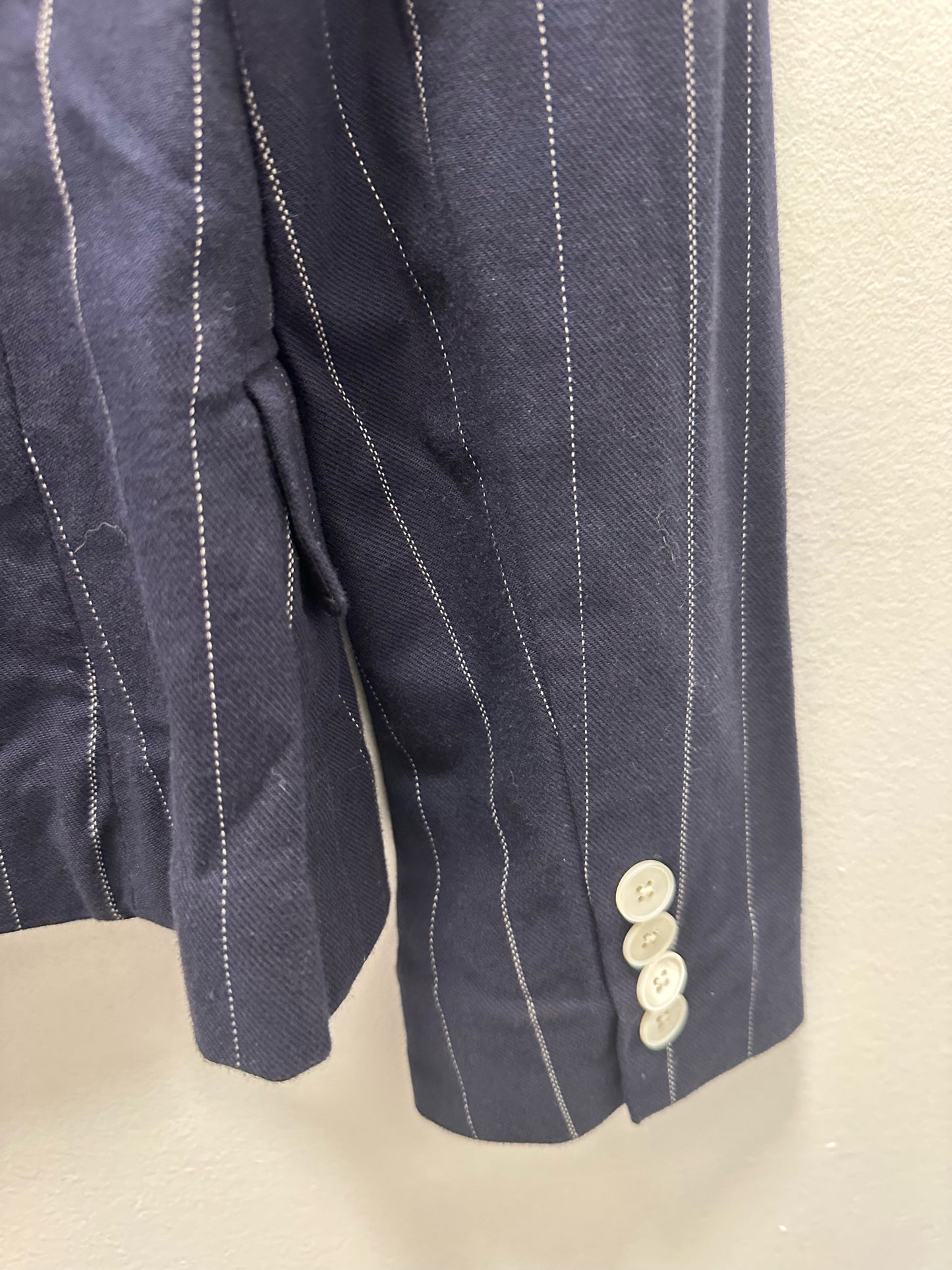 Ralph Lauren Rugby Navy Striped Blazer NWT