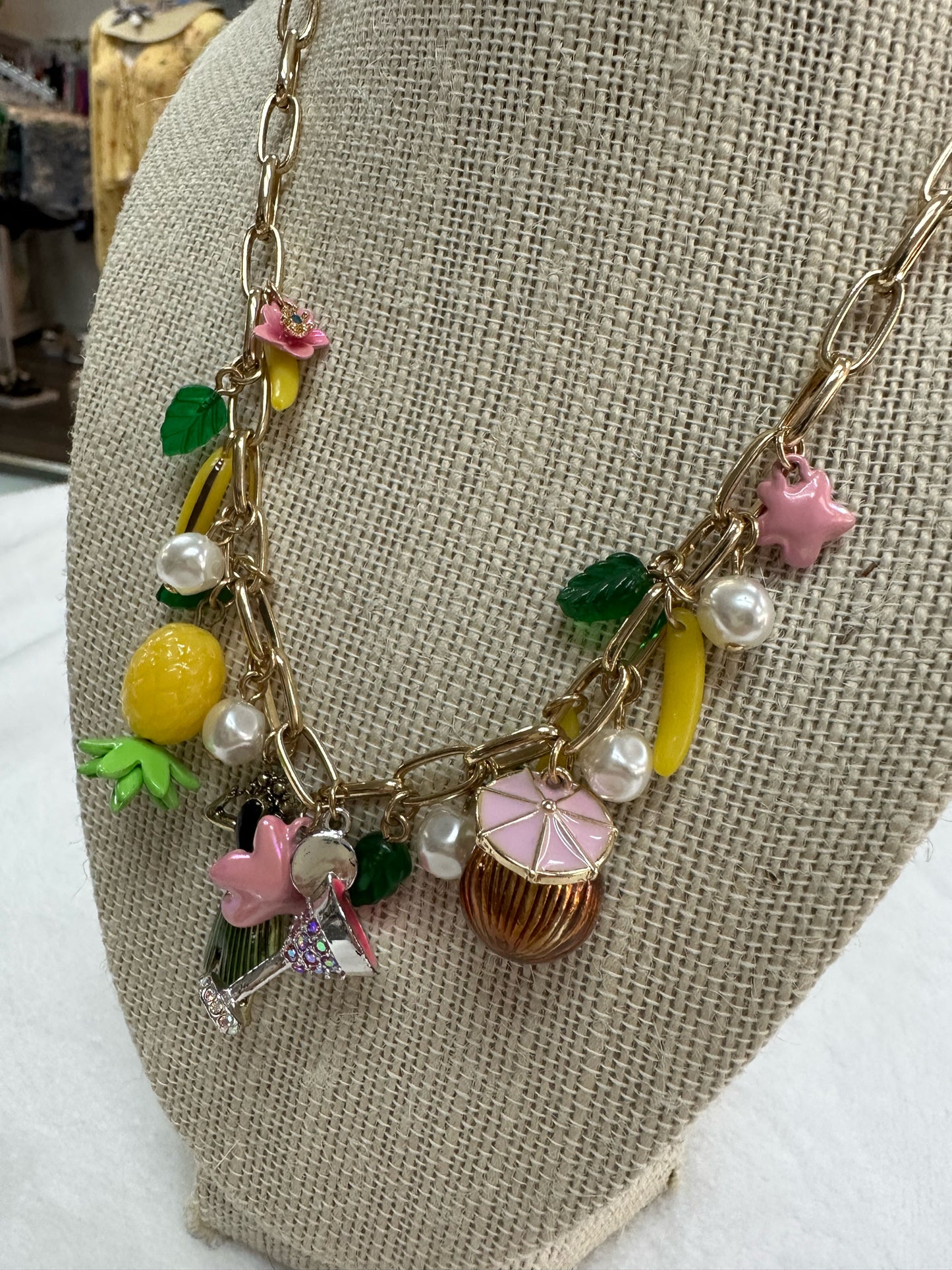 Betsey Johnson Tropical Necklace NWT