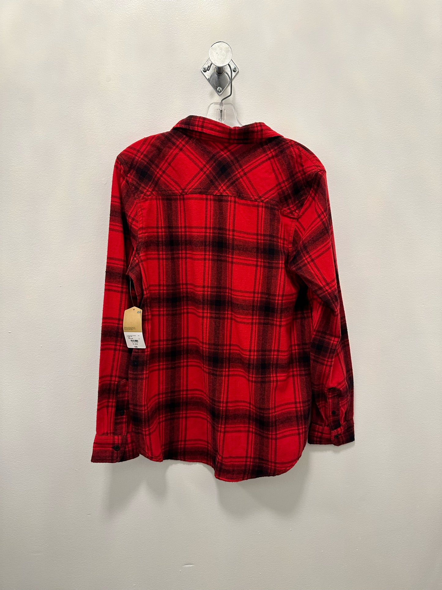 There Abouts Red Plaid Flannel NWT