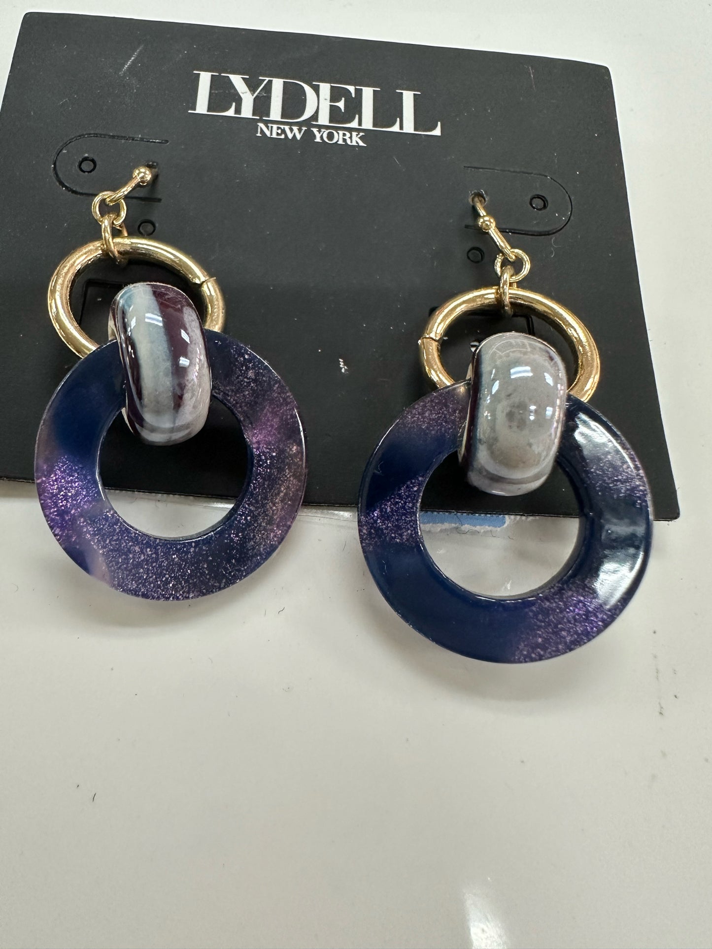 Lydell Purple Mini Hoop Earrings NWT