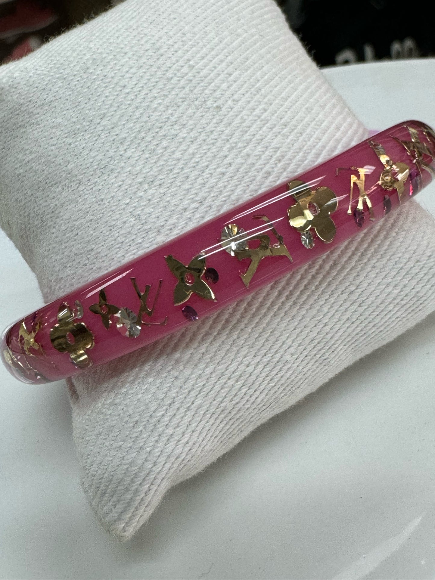 Louis Vuitton Pink Inclusion Bracelet