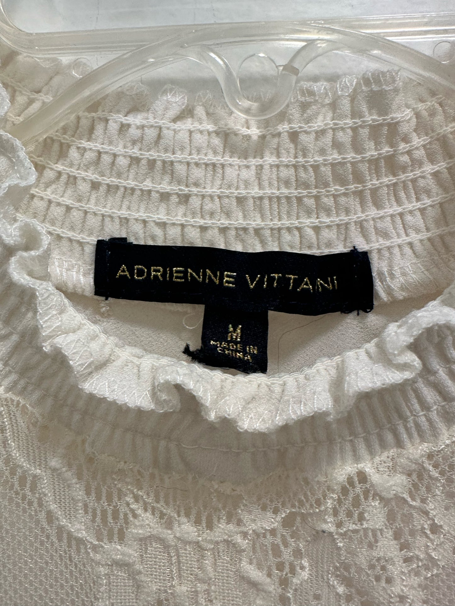 Adrienne Vittadini White Short Sleeve