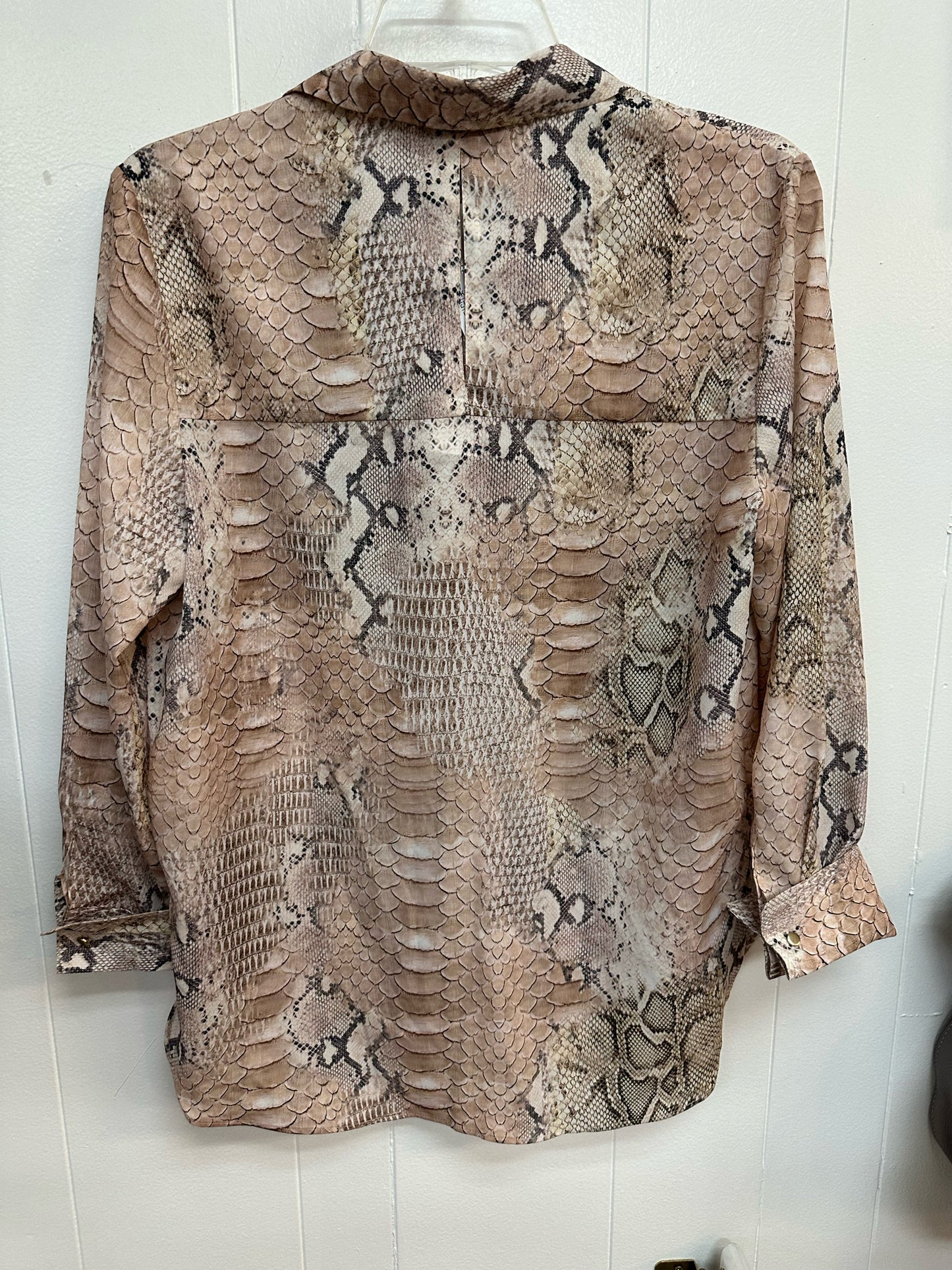 Topshop Pink Snake Print Long Sleeve NWT