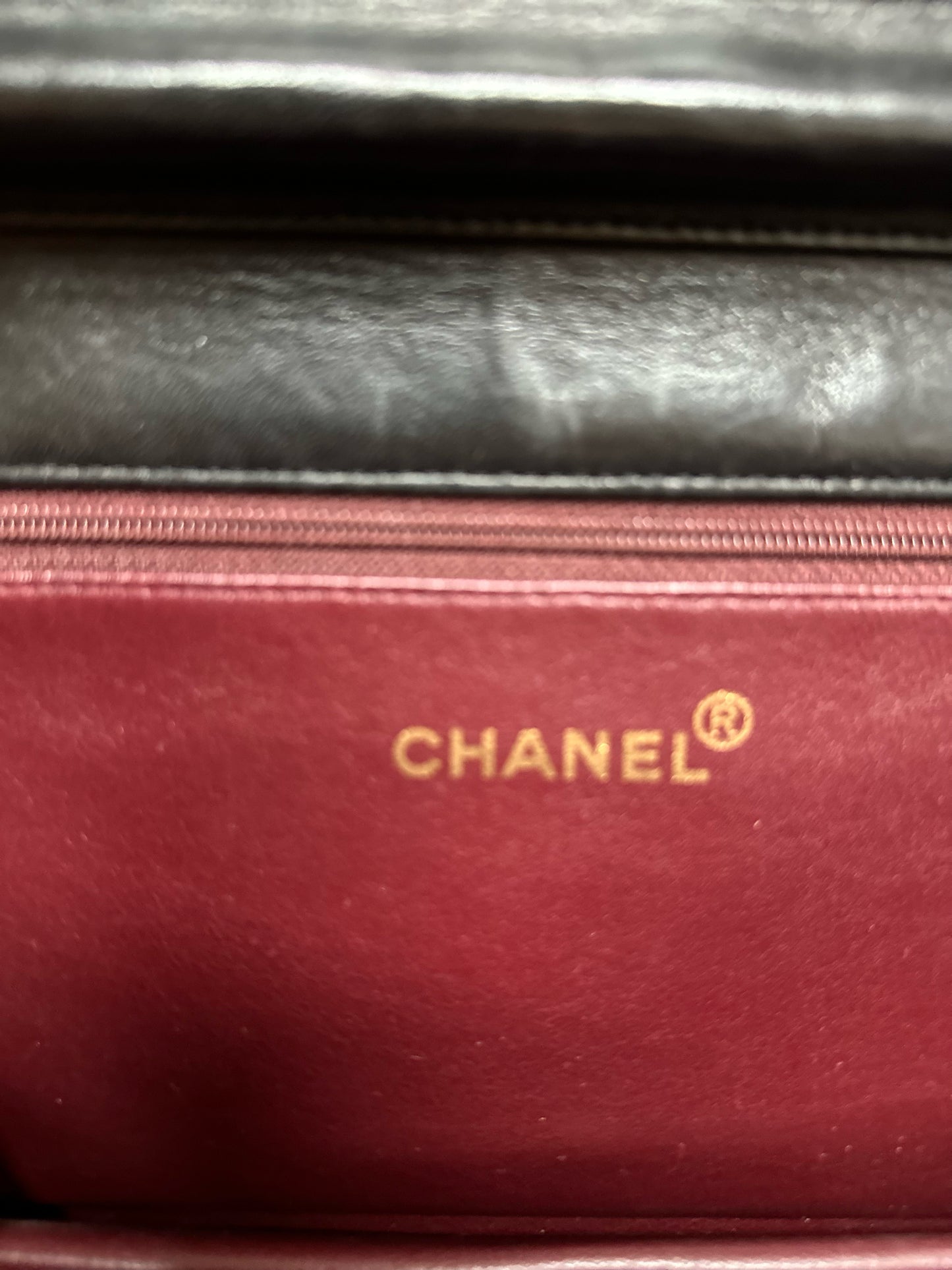 Chanel Black Lambskin Crossbody Wallet On Chain